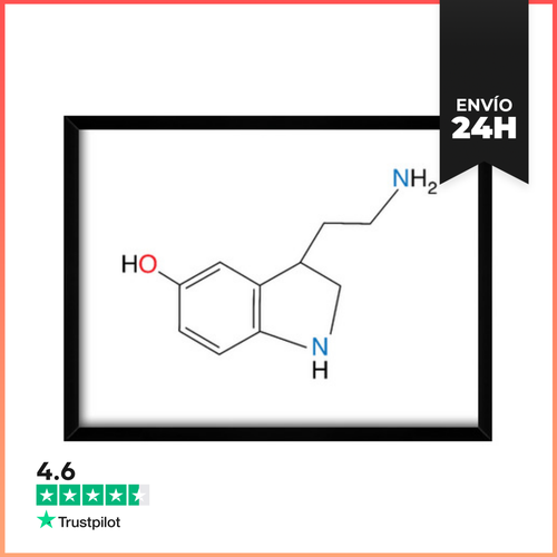 Cuadro Con Marco Horizontal Serotonina LaTostadora - latostadora.com - Modalova