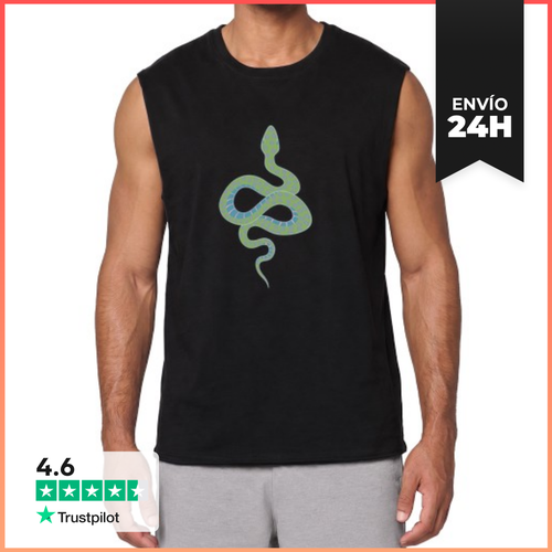 Camiseta Sin Mangas Serpiente LaTostadora - latostadora.com - Modalova
