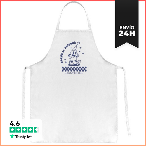 Delantal Cordà De Paterna Azul Espalda LaTostadora - latostadora.com - Modalova