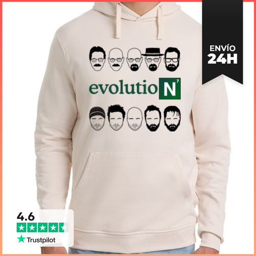 Sudadera Unisex Con Capucha Breaking Bad - Evolution LaTostadora - latostadora.com - Modalova