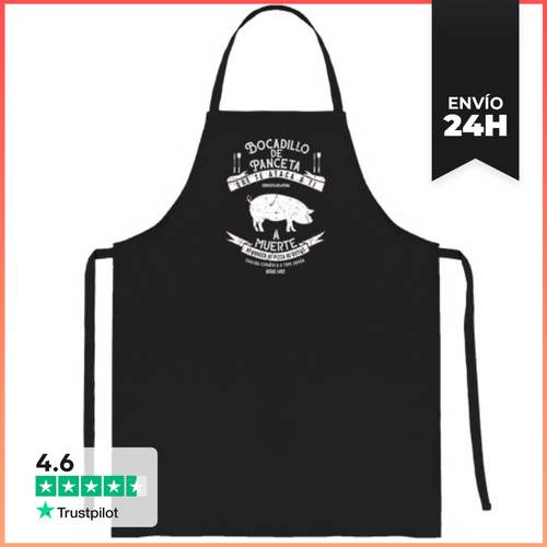 Delantal Bocadillo De Panceta White LaTostadora - latostadora.com - Modalova