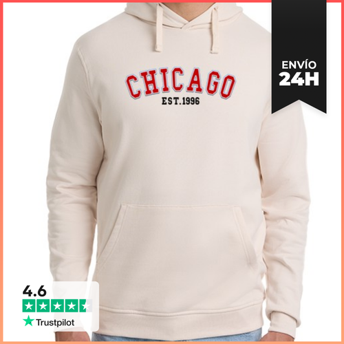 Sudadera Unisex Con Capucha Chicago Est 1996 LaTostadora - latostadora.com - Modalova