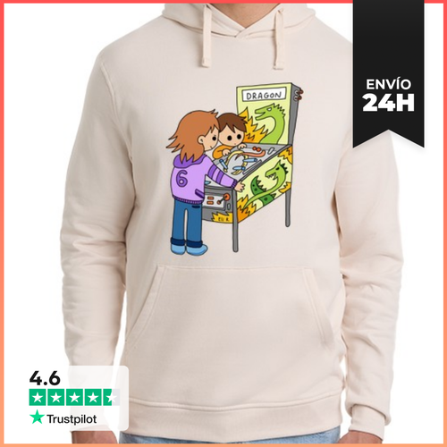 Sudadera Unisex Con Capucha Pinball LaTostadora - latostadora.com - Modalova