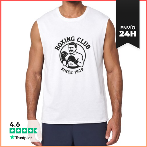 Camiseta Sin Mangas Club De Boxeo LaTostadora - latostadora.com - Modalova