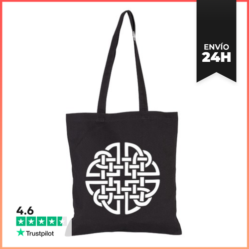 Bolsa De Tela Bolsa De Tela, Color Negro Nudo Celta 1b - latostadora.com - Modalova