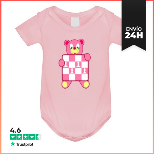 Body Bebé Osito Con Ajedrez LaTostadora - latostadora.com - Modalova