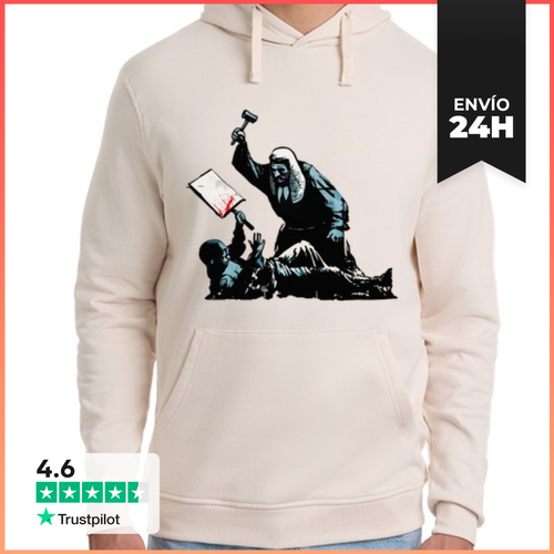Sudadera Unisex Con Capucha Banksy Royal Courts Graffiti Sudadera - latostadora.com - Modalova