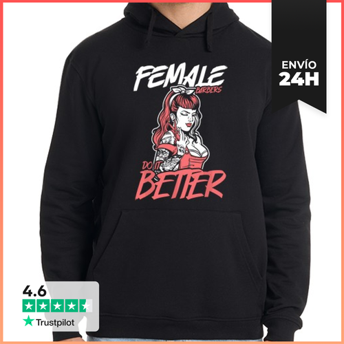 Sudadera Unisex Con Capucha Las Peluqueras Lo Hacen Mejor - latostadora.com - Modalova