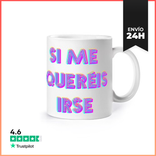 Taza Si Me Queréis Irse LaTostadora - latostadora.com - Modalova