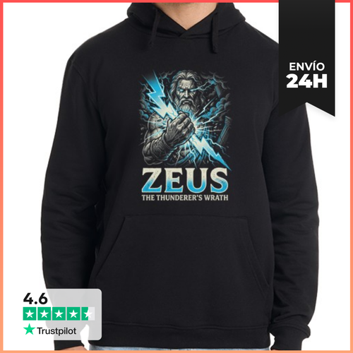 Sudadera Unisex Con Capucha La Ira Del Trueno De Zeus Griego - latostadora.com - Modalova