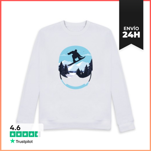 Sudadera Unisex Nieve Surf Esquí Snowboard Montaña LaTostadora - latostadora.com - Modalova