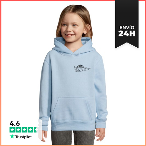 Sudadera Para Niños Con Capucha MOBULIDAE Y MANTA LOGO - latostadora.com - Modalova