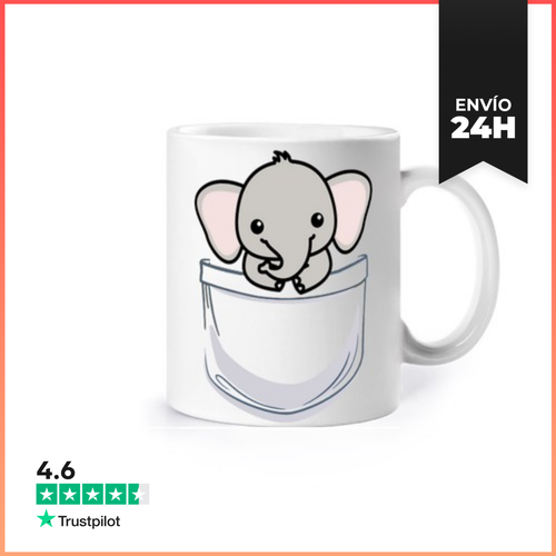 Taza Lindo Elefantito En El Bolsillo LaTostadora - latostadora.com - Modalova