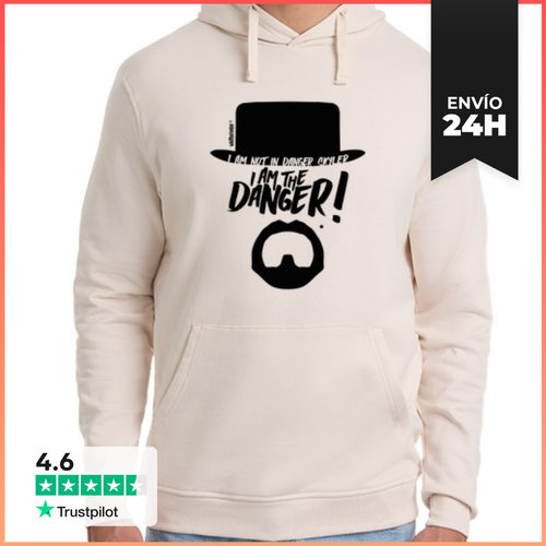 Sudadera Unisex Con Capucha Breaking Bad - I Am The Danger - latostadora.com - Modalova