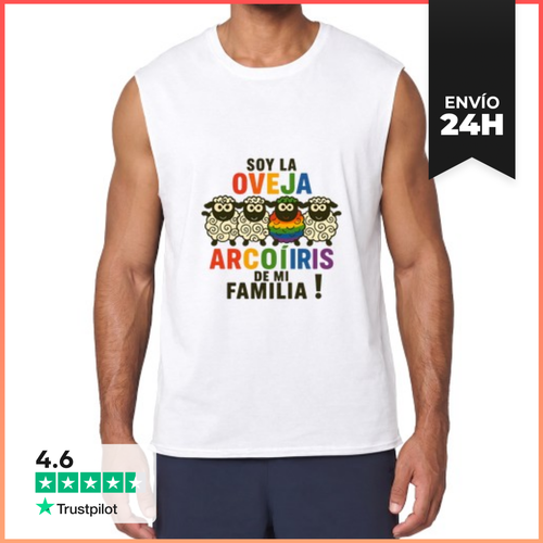 Camiseta Sin Mangas Oveja Arcoiris LaTostadora - latostadora.com - Modalova