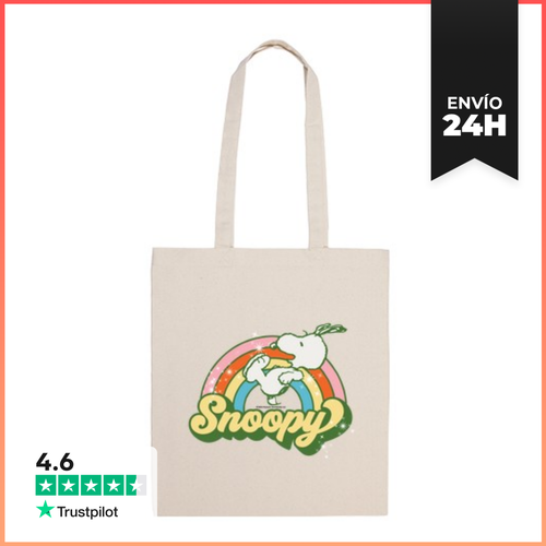 Bolsa De Tela Snoopy Rainbow LaTostadora - latostadora.com - Modalova