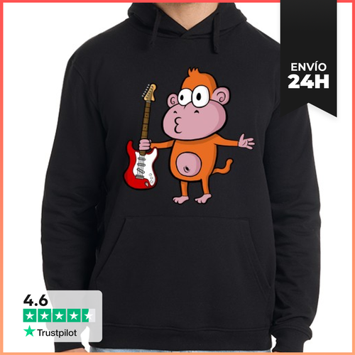Sudadera Unisex Con Capucha Mono Stratocaster Sudadera - latostadora.com - Modalova