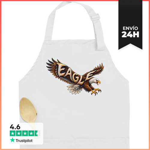 Delantal Premium Con Bolsillo Águila LaTostadora - latostadora.com - Modalova