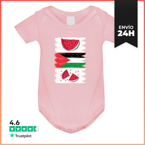 Body Bebé Sandia Bandera Palestina LaTostadora - latostadora.com - Modalova