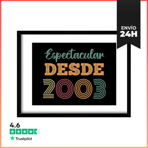 Cuadro Con Marco Horizontal ESPECTACULAR DESDE 2003 LaTostadora - latostadora.com - Modalova