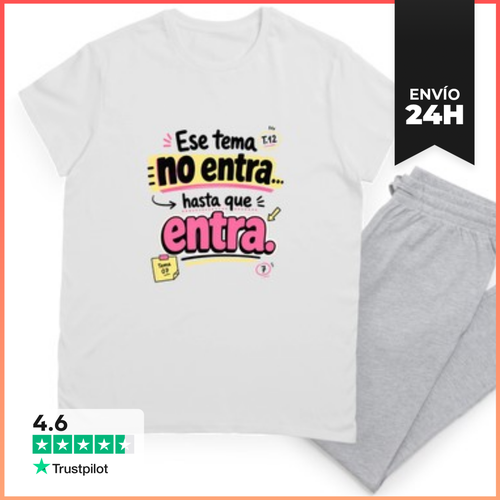 Pijama Ese Tema No Entra Hasta Que Entra LaTostadora - latostadora.com - Modalova