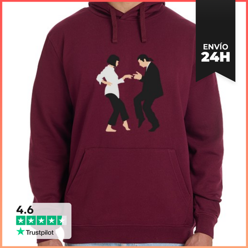 Sudadera Unisex Con Capucha Ficción Pulp - Danza LaTostadora - latostadora.com - Modalova