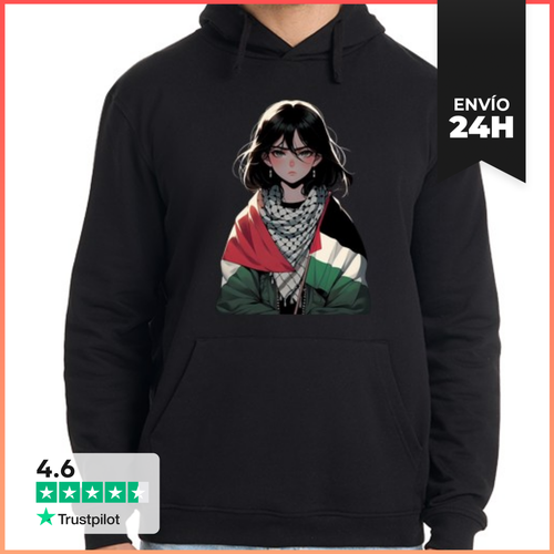 Sudadera Unisex Con Capucha Niña Palestina LaTostadora - latostadora.com - Modalova