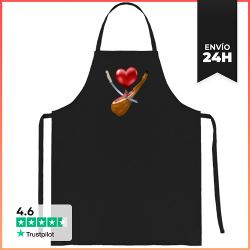 Delantal I Love Jamón LaTostadora - latostadora.com - Modalova