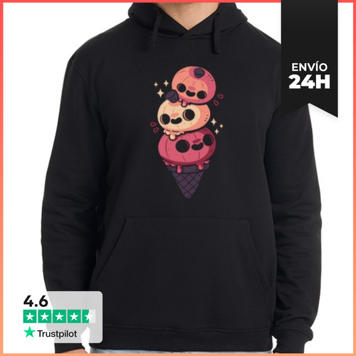 Sudadera Unisex Con Capucha Calabazas De Halloween Helado - latostadora.com - Modalova