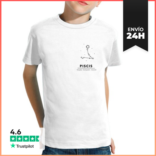 Camiseta Clásica Para Niños Piscis LaTostadora - latostadora.com - Modalova