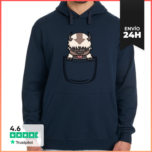 Sudadera Unisex Con Capucha Bisonte Volador De Bolsillo - latostadora.com - Modalova