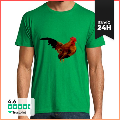Camiseta Hombre Clásica GALLO ENANO JAVA LaTostadora - latostadora.com - Modalova