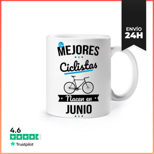 Taza Los Mejores Ciclistas Nacen En Junio LaTostadora - latostadora.com - Modalova