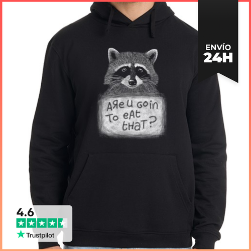 Sudadera Unisex Con Capucha Always Hungry - Sudadera Hombre - latostadora.com - Modalova