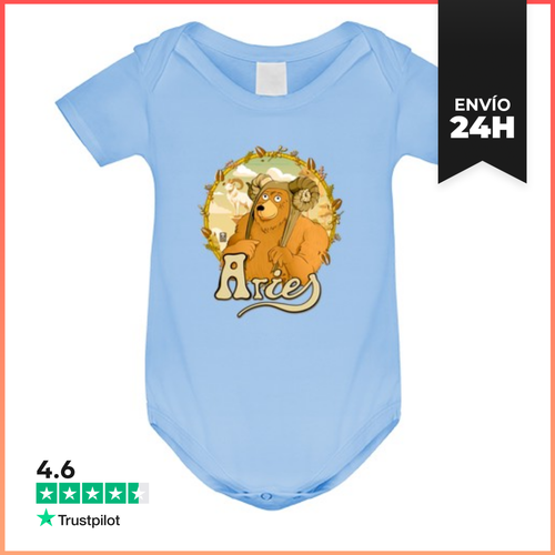 Body Bebé Oso Aries Marrones LaTostadora - latostadora.com - Modalova