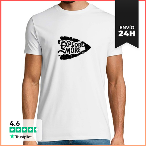 Camiseta Hombre Clásica Explorar Más Flecha LaTostadora - latostadora.com - Modalova