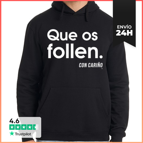 Sudadera Unisex Con Capucha Que Os Follen. LaTostadora - latostadora.com - Modalova