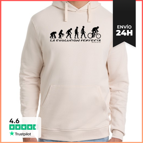 Sudadera Unisex Con Capucha Evolution Cas LaTostadora - latostadora.com - Modalova
