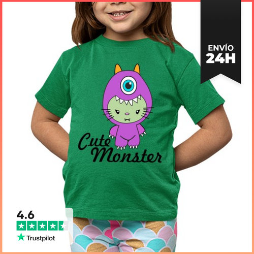 Camiseta Clásica Para Niños Cute Monster LaTostadora - latostadora.com - Modalova