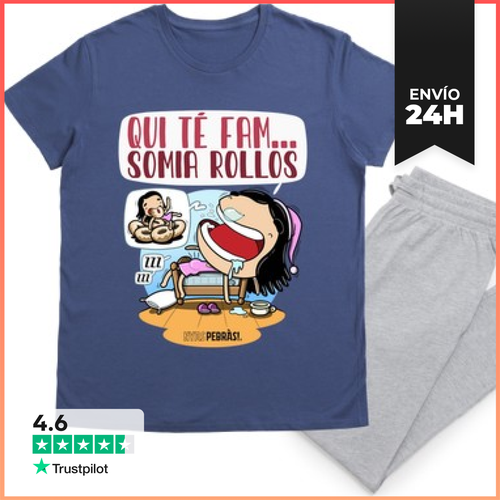 Pijama Qui Té Fam Somia Rollos LaTostadora - latostadora.com - Modalova