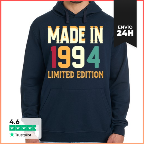 Sudadera Unisex Con Capucha MADE IN 1994 LIMITED EDITION - latostadora.com - Modalova