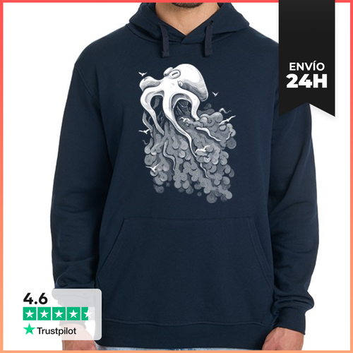 Sudadera Unisex Con Capucha Deep Cloud LaTostadora - latostadora.com - Modalova