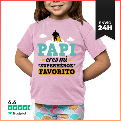 Camiseta Clásica Para Niños Papi, Eres Mi Superhéroe Favorito - latostadora.com - Modalova