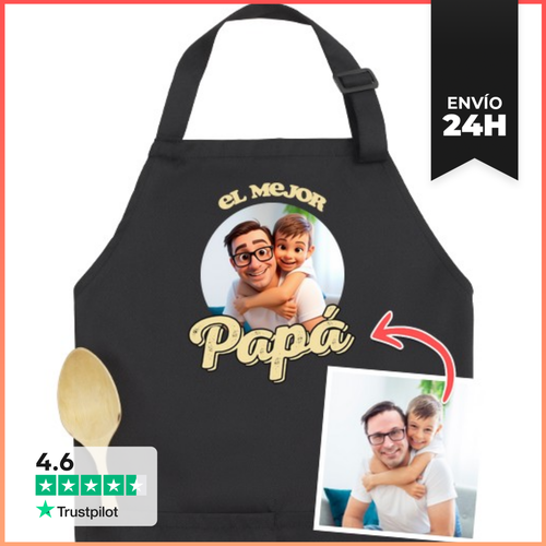 Delantal Premium Con Bolsillo Efecto Animación 3D Delantal El - latostadora.com - Modalova