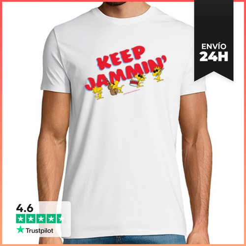 Camiseta Hombre Clásica Keep Jammin LaTostadora - latostadora.com - Modalova