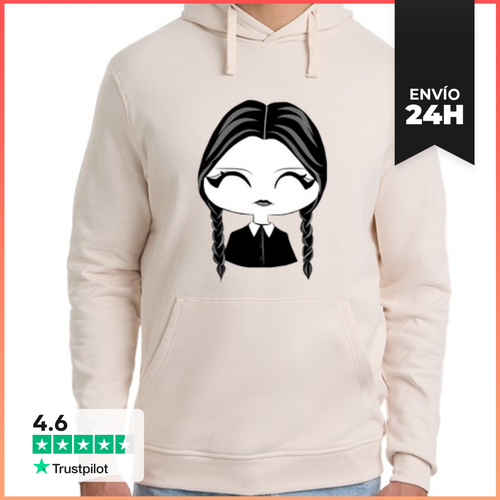 Sudadera Unisex Con Capucha Miércoles LaTostadora - latostadora.com - Modalova