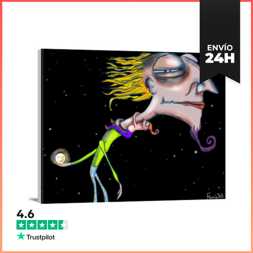 Lienzo Horizontal Boliche Astral LaTostadora - latostadora.com - Modalova