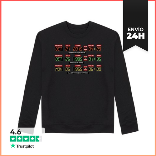 Sudadera Unisex Panel De Control Delorean LaTostadora - latostadora.com - Modalova