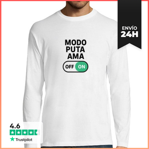 Camiseta Hombre Manga Larga Puta Ama LaTostadora - latostadora.com - Modalova
