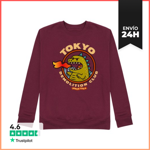 Sudadera Unisex Tokyo Godzilla LaTostadora - latostadora.com - Modalova